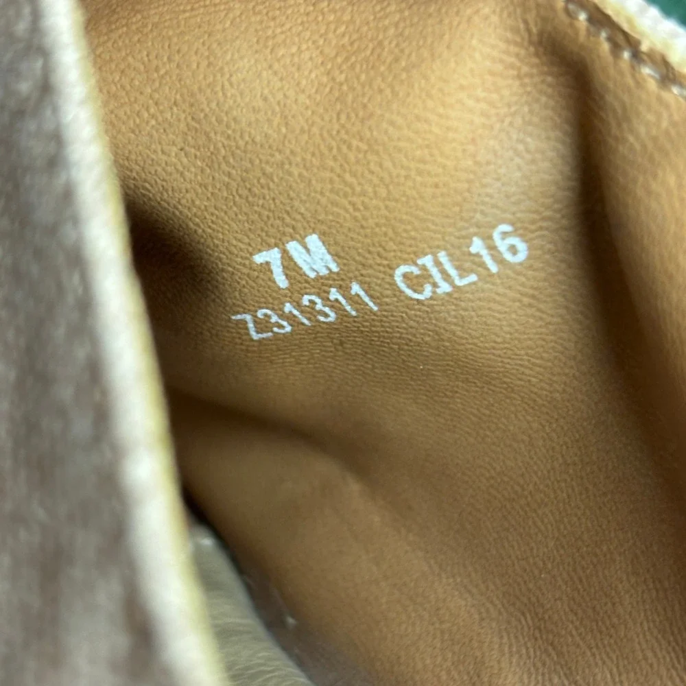 b.o.c. Born Concept Z31311 Canvas Espadrille Wedge Sandal Tan Beige Womens Sz 7M